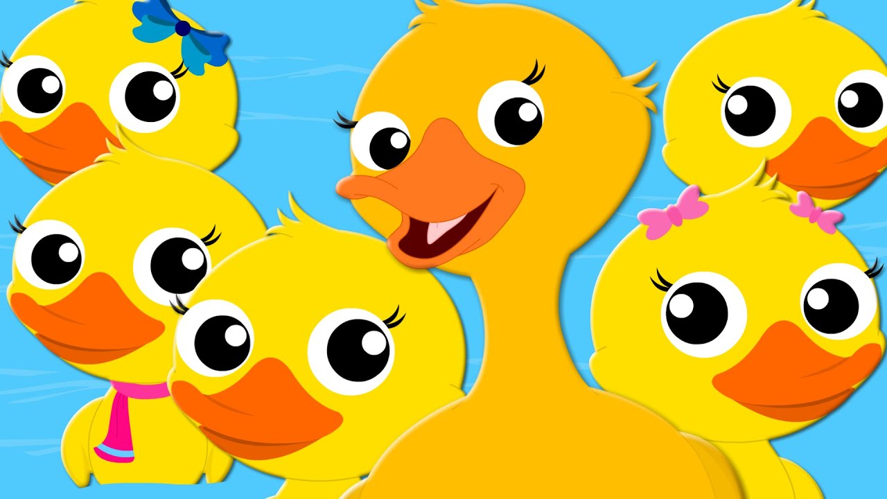 Five Little Ducks | Nursery Rhymes For Children And Kids Songs | Kids TV