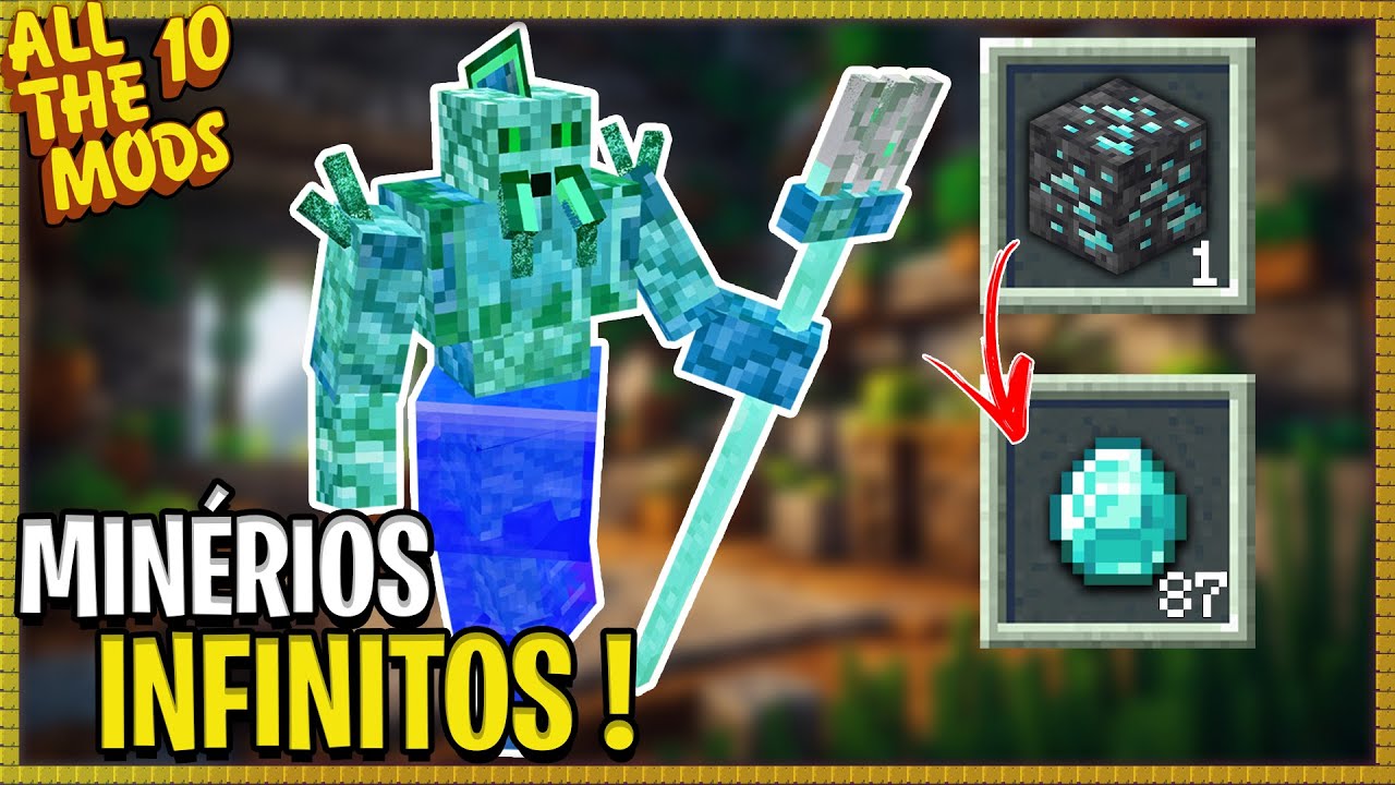 A MULTIPLICAÇÃO DE MINÉRIOS COM GÊNIOS MÁGICOS ! ATM 10 Minecraft Modpack #10
