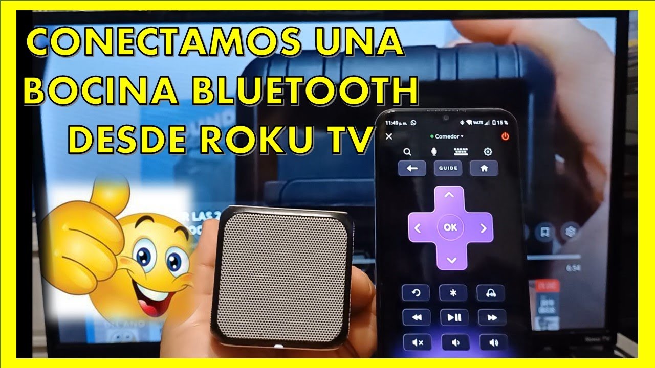 ¿COMO CONECTAR UNA BOCINA BT POR MEDIO DE ROKU?