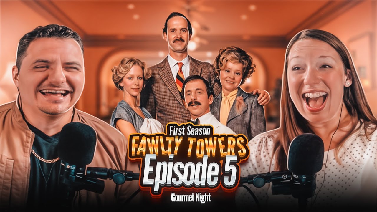 BASIL’S FANCY DINNER GOES OFF THE RAILS! 🍽️ Fawlty Towers S1E5 ‘Gourmet Night’ | AMERICANS REACT!