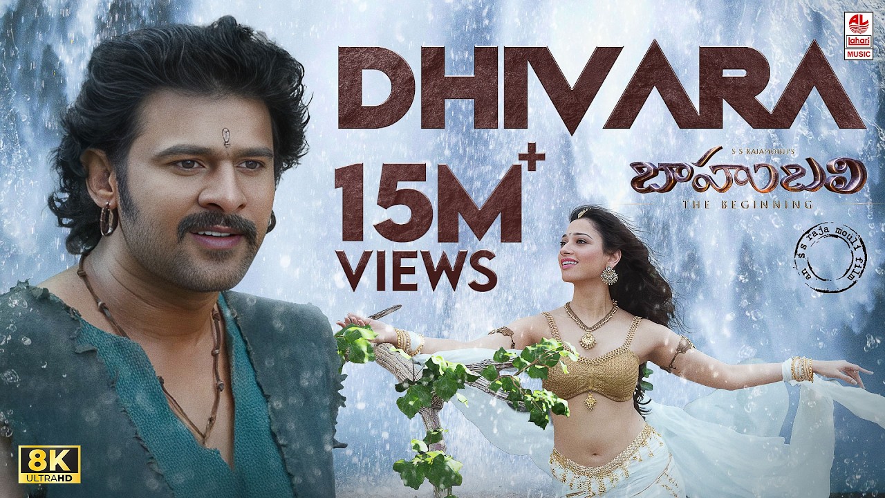 Dhivara [8K] Full Video Song | Baahubali (Telugu) | Prabhas,Tamannaah | M.M. Keeravaani|SS Rajamouli
