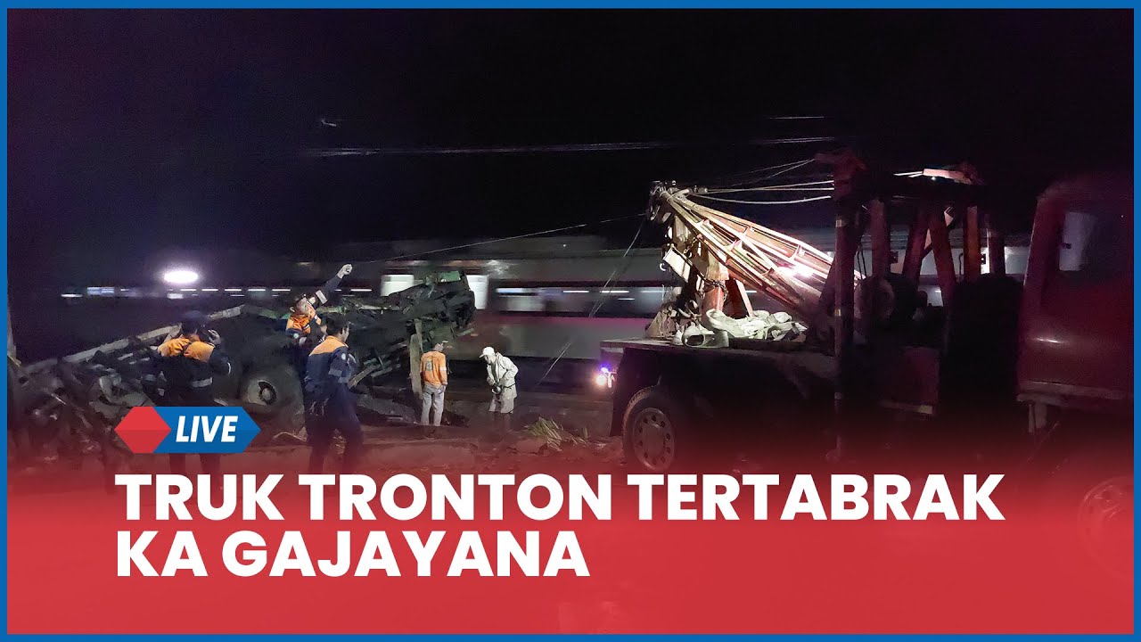 🔵 Truk Tronton Tertabrak KA Gajayana di Kebumen, Sejumlah Perjalanan KA Alami Keterlambatan