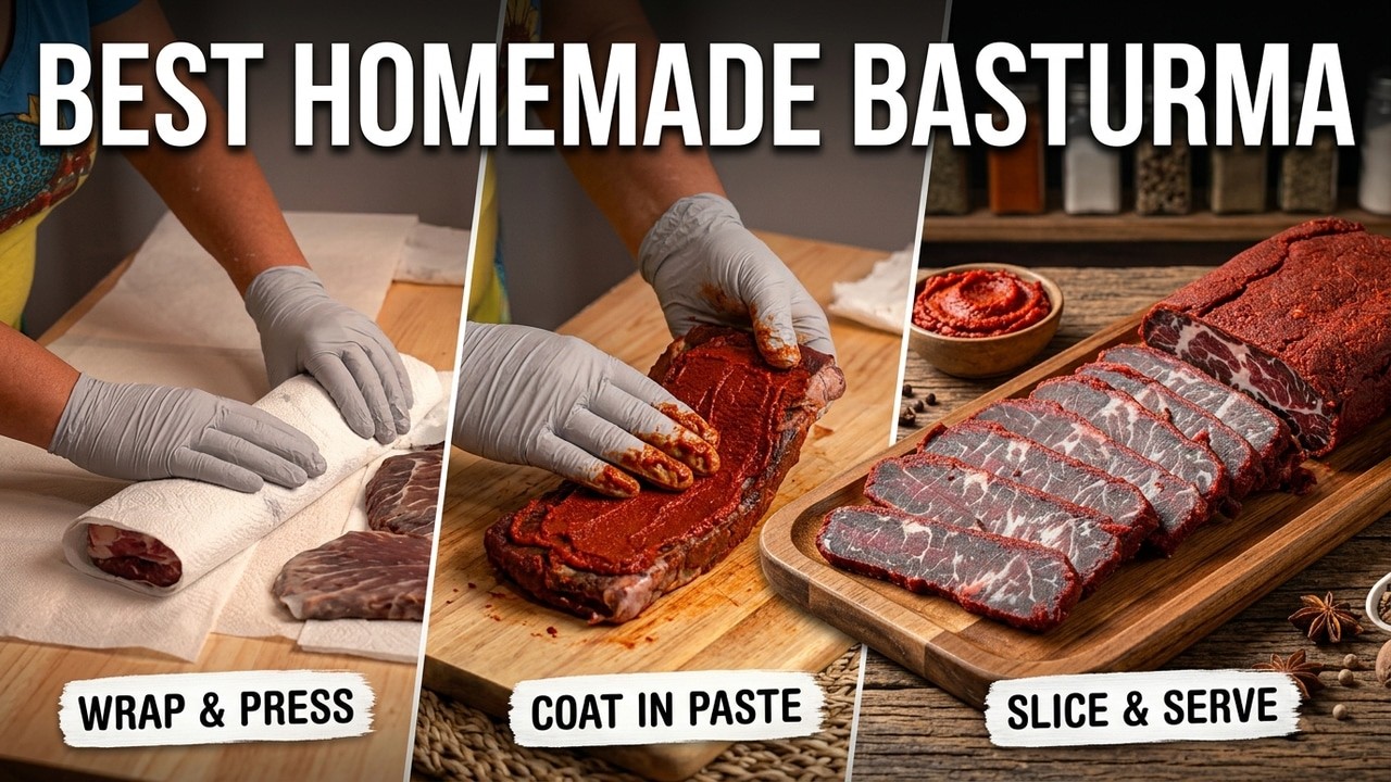 Basturma | Cured Beef | Dried Meat Eastern style