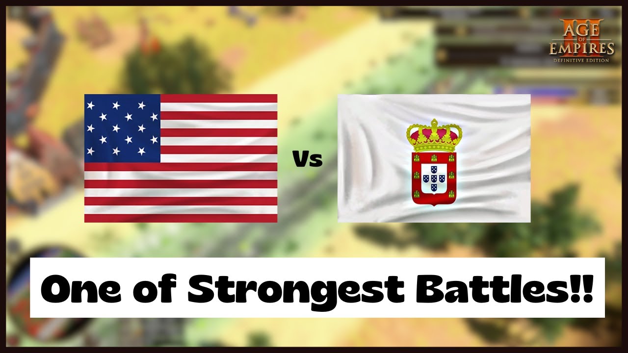 Age of Empires 3- Portuguese Vs USA | Diesel Vs Eartis | Aoe3 DE | 1v1 Pro Game | 4K