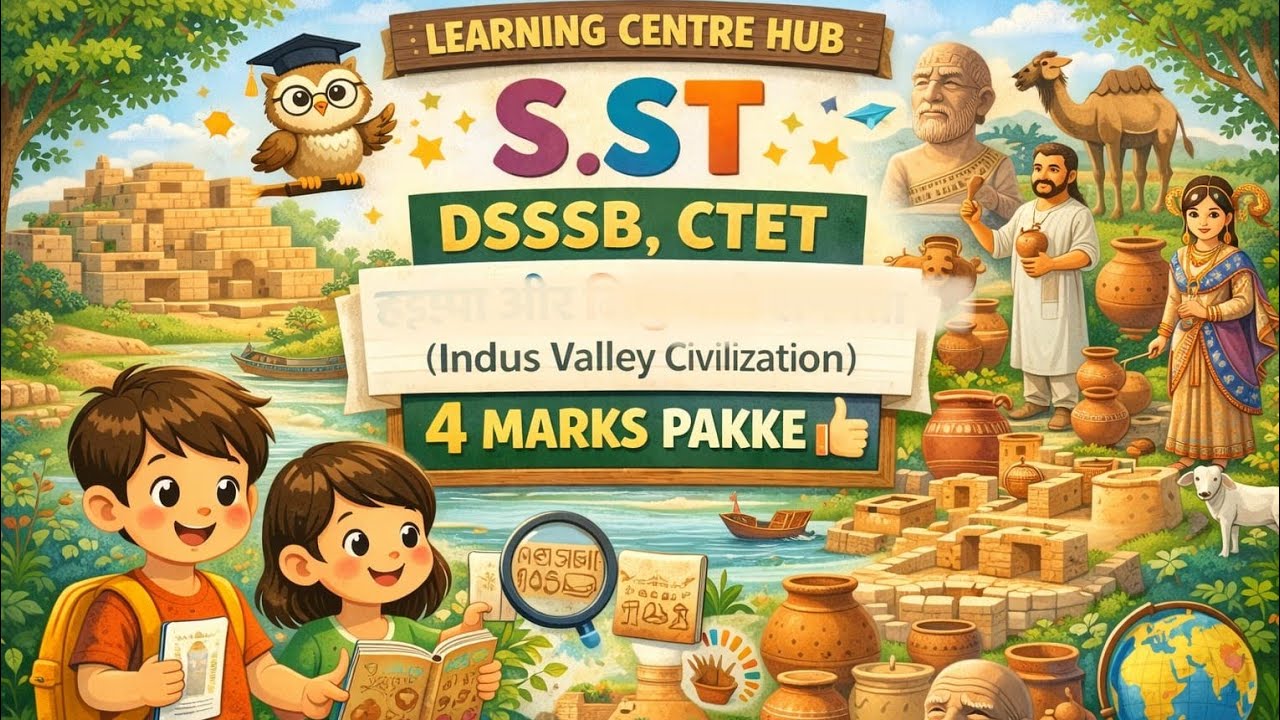 Sst हड़प्पा और सिंधु घाटी सभ्यता (Indus Valley Civilization) @learningcentrehub