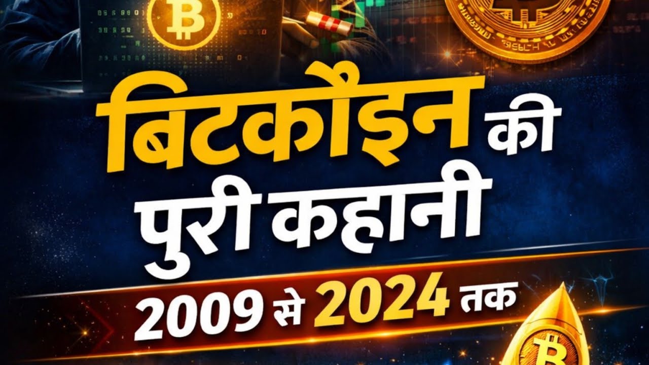 Bitcoin की पूरी कहानी | 0 से Digital Gold तक 🚀10,000 Bitcoin में 2 Pizza 🍕😲 | Crypto History#Bitcoin