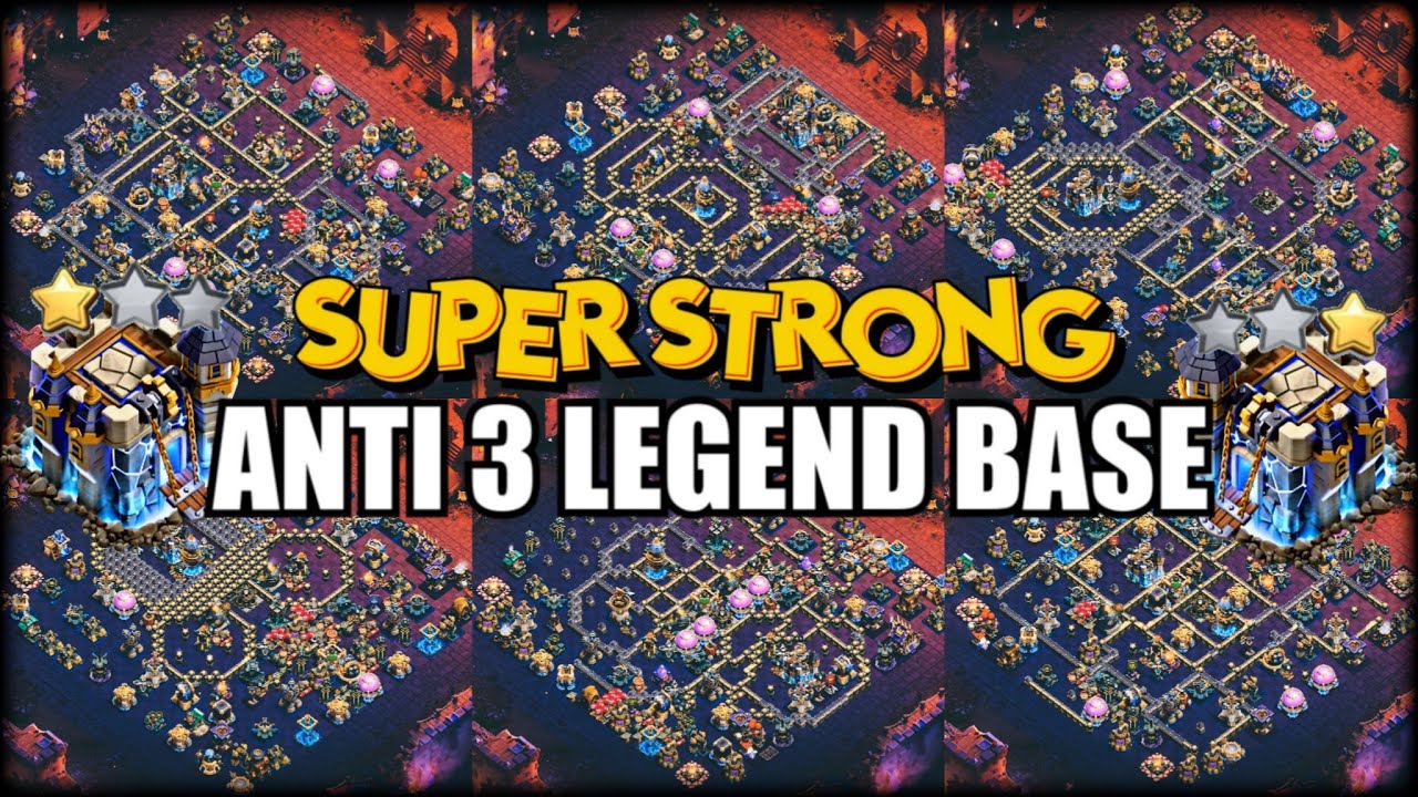 TOP-10 BEST SUPER STRONG TH18 LEGEND BASE || TH18 TROPHY PUSHING BASE ANTI 3 STAR||TH18 BASE 2026