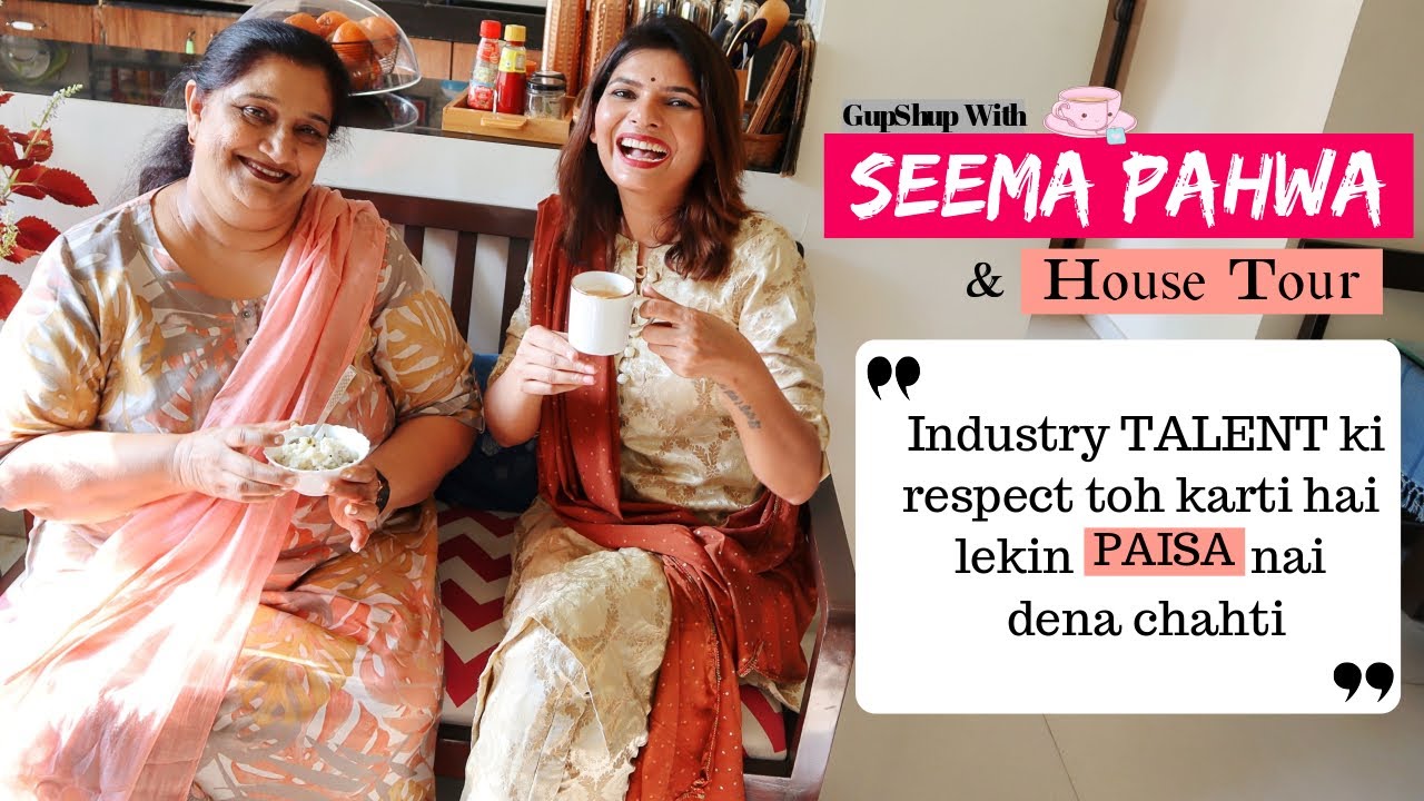 Interview With Seema Pahwa & Her House Tour:  Less Pay Check, Gaining Weight & Redefining Roles
