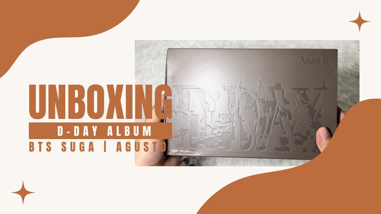 Agust D DDAY Album ASMR Unboxing 🎧✨ | BTS Suga's Masterpiece Revealed! 📦🔥