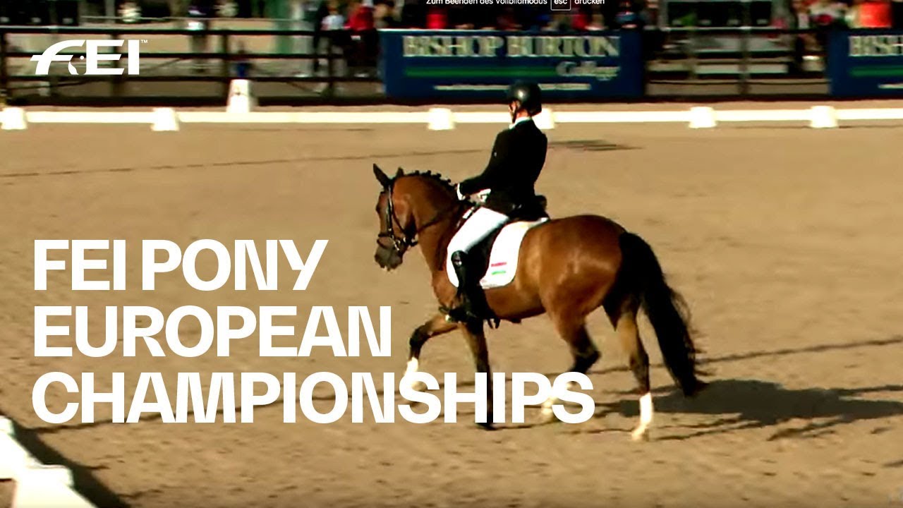 RE-LIVE | Dressage | FEI Pony European Championships 2018