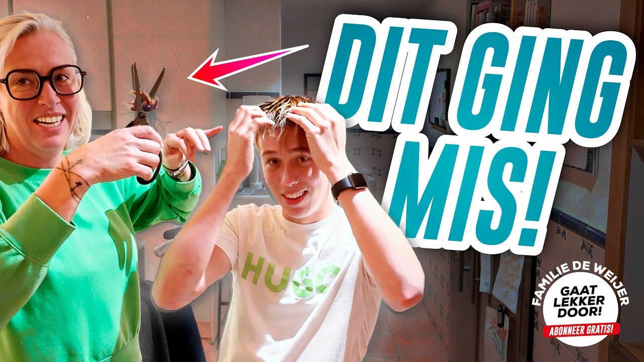 MAMA KNIPT SENNA KAAL! ✂️ (Het ging helemaal mis...)