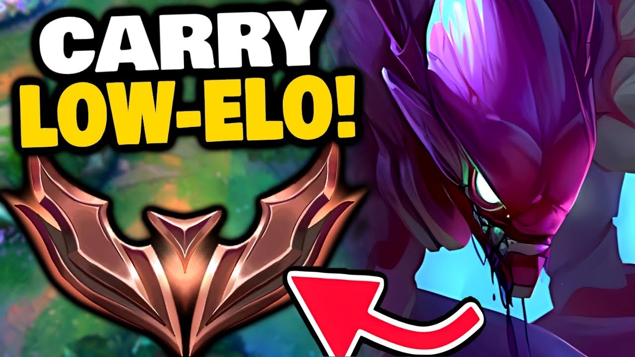 KHA'ZIX Jungle will CARRY you out of LOW ELO!!!