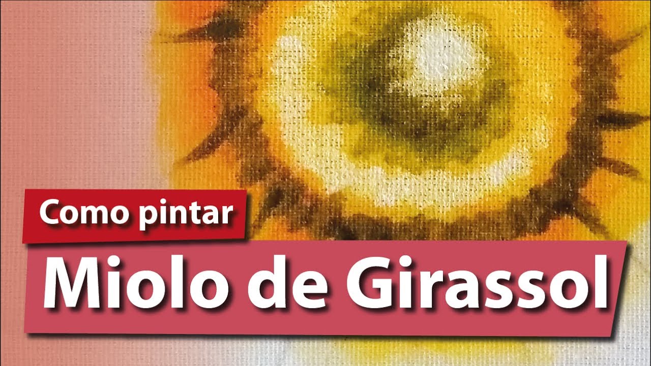 Como pintar Miolo de Girassol (Detalhe 34)