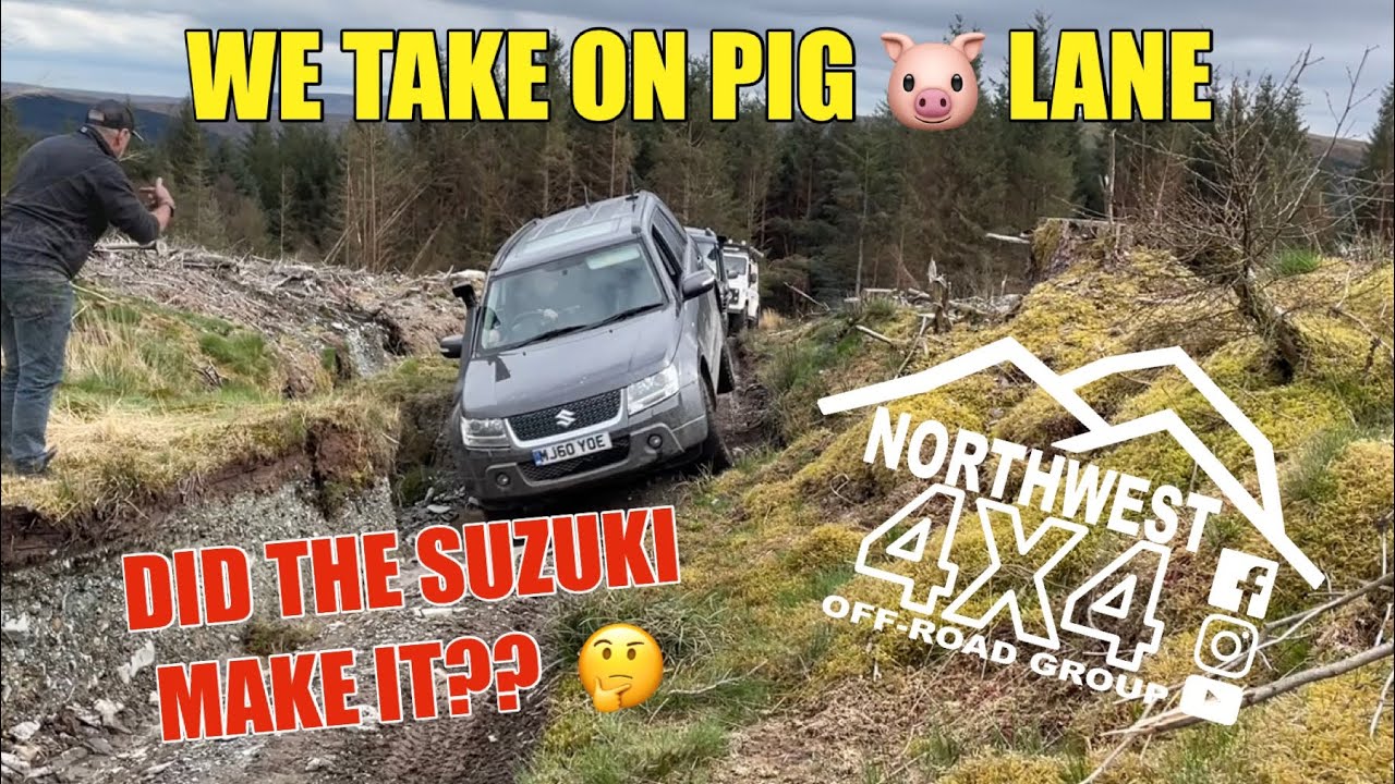 TAKING ON THE BEST GREEN LANE AROUND BETWS-Y-COED | Suzuki Mitsubishi Discovery 1,2 Defender 90 4x4
