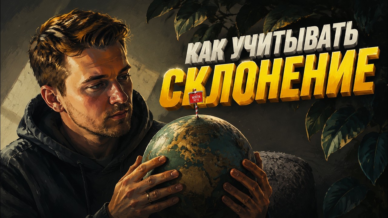 Как учитывать магнитное склонение?