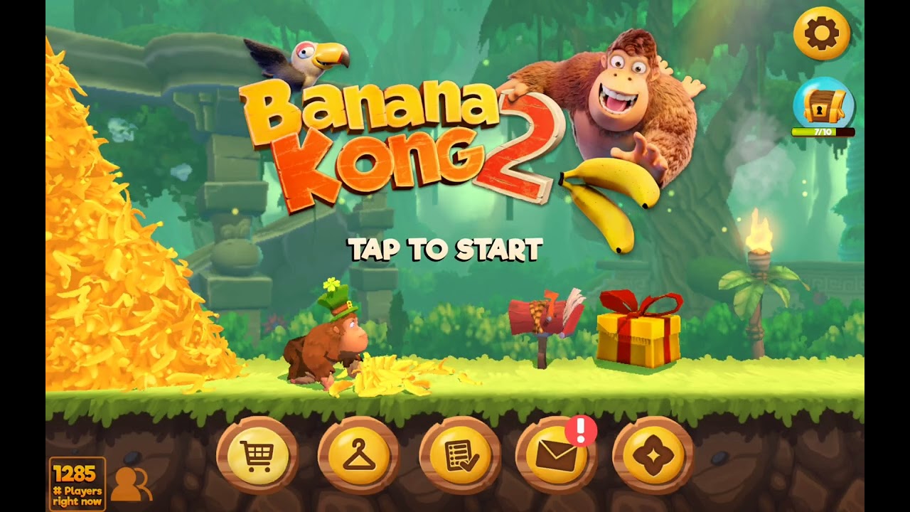 Banana Kong 2 przeszedłem 950 m