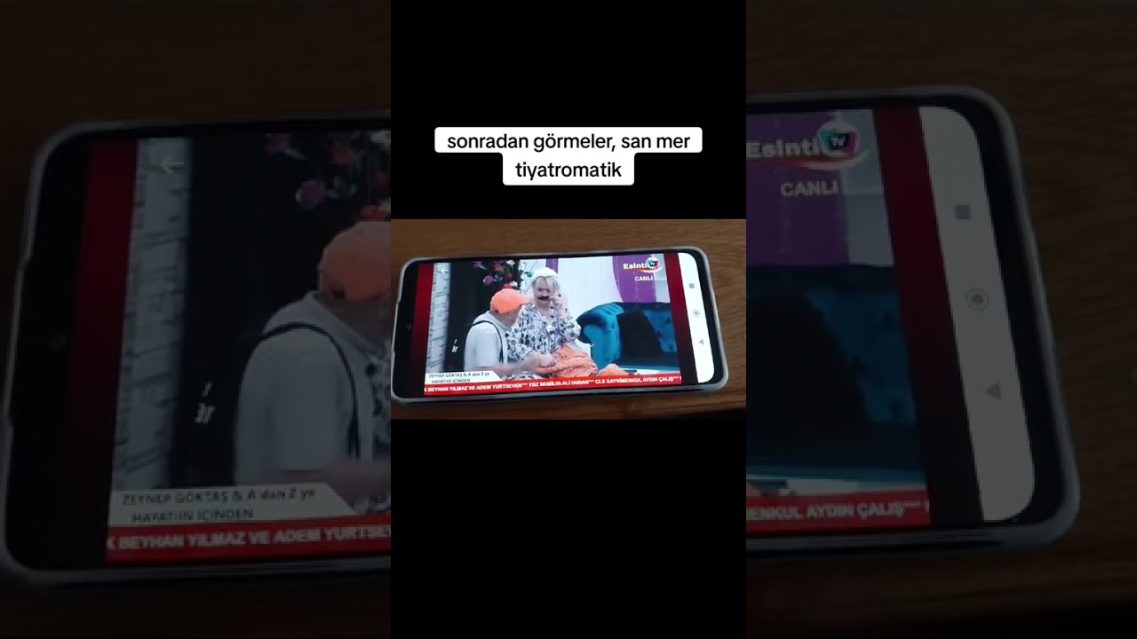 Arada bir tiyatro yaparız ki...rolün büyüğü küçüğü olmaz 