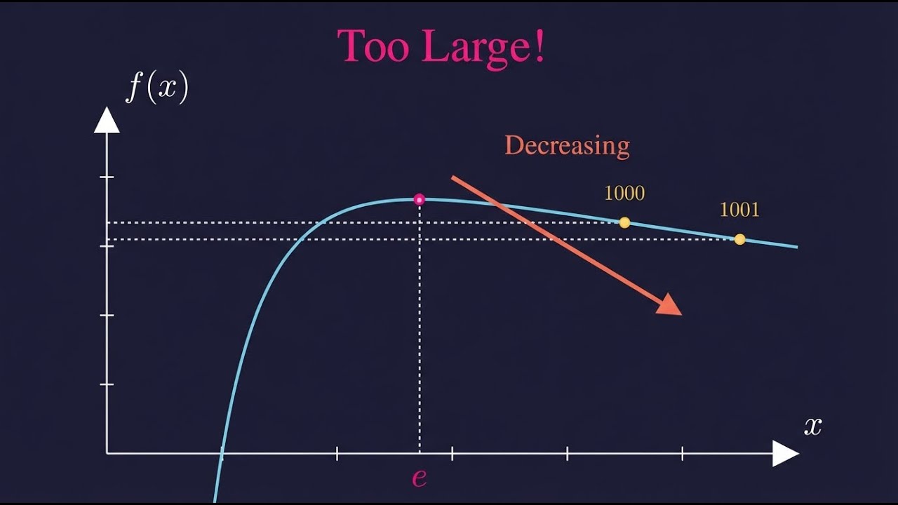 Simplest Way To Compare 1000^1001 and 1001^1000 Using Logarithms