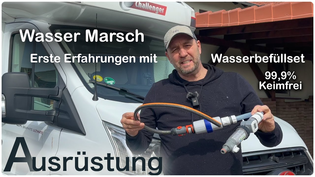 99,9% Keimfrei. Wasseraufbereitung fürs Wohnmobil. Zusammenbau und Erfahrungen mit Wasserbefüllset.