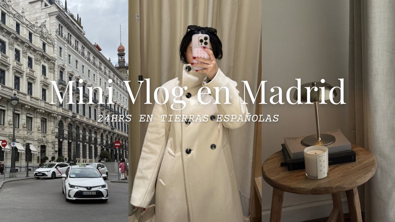 VLOG MADRID | mini vitrineo & haul con 4 hrs de sueño en mi cuerpo