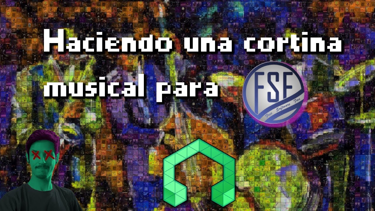 Creando cortina musical para @FreeSoftwareFan  | Jazznight-lofi