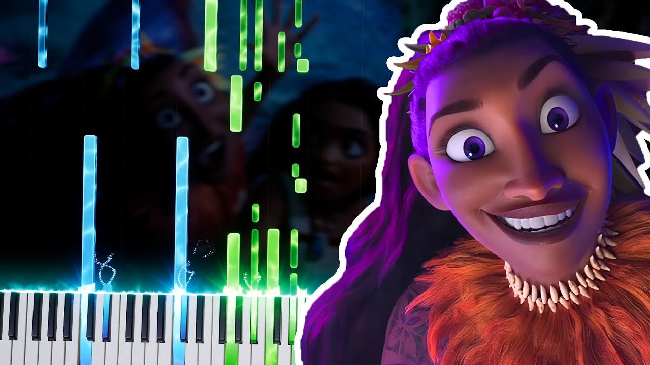 Moana 2 - Get Lost: Piano Tutorial