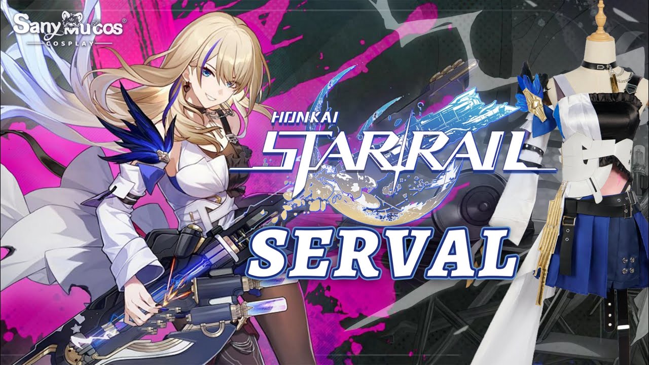 【SanyMuCos】Honkai: Star Rail Serval Cosplay Costume Plus Size Detail Show