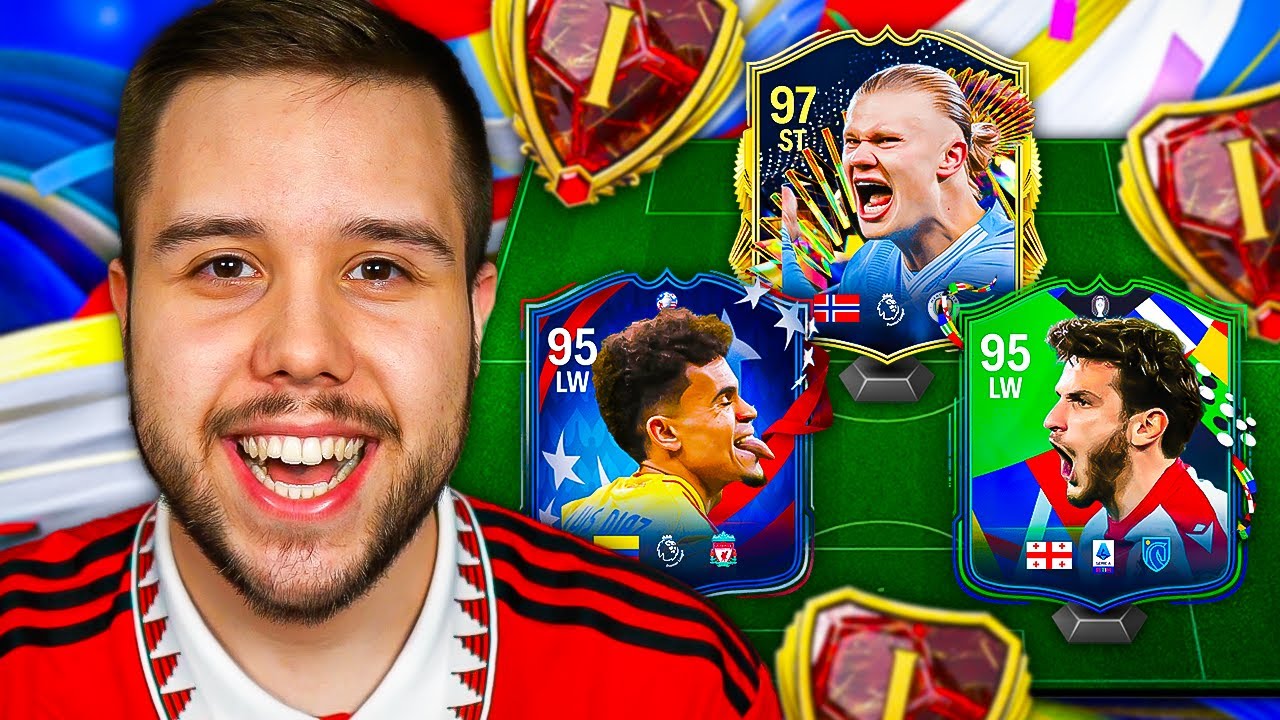 95 DIAZ, 95 KVARA & 97 HAALAND! 😱 FUT Champs - FC 24 Ultimate Team