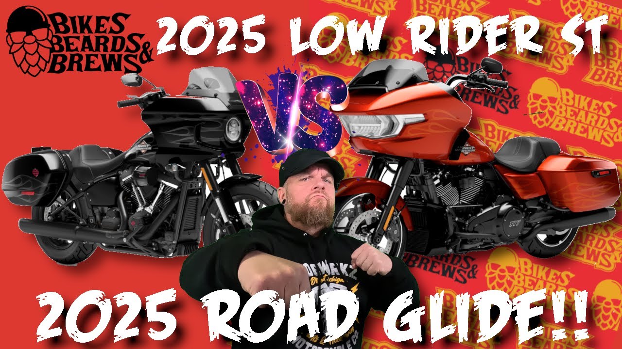 2025 Low Rider ST vs 2025 Road Glide