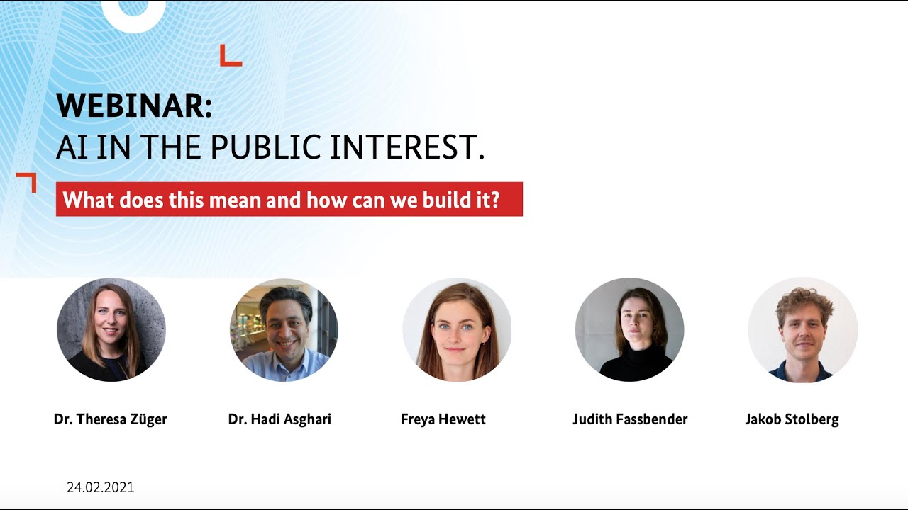 #KICamp21 Webinar: AI in the public interest. What does this mean and how can we build it?