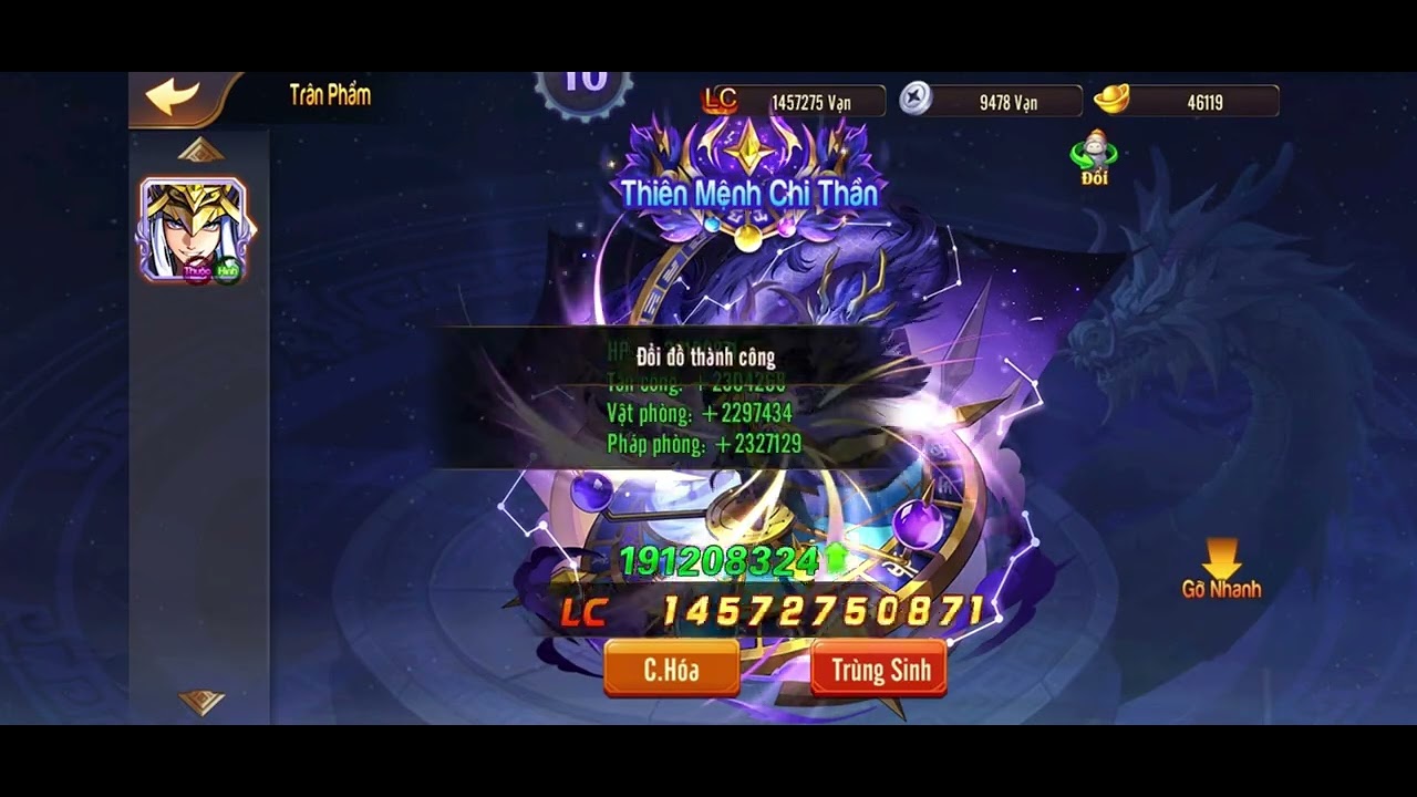 TOP 1 78x UP TRÂN PHẨM THỨ 3 TƯ MÃ Ý - GIAO LƯU TOP 1 AE TRỤC