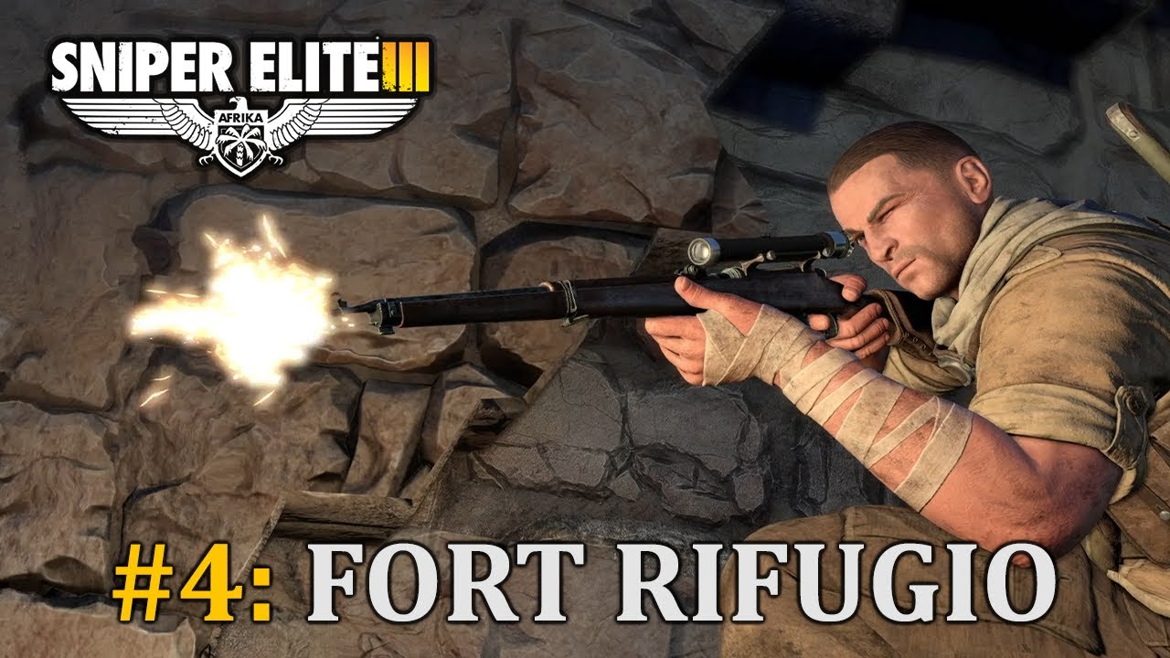 The Carcano is Awesome! Frantic Sniping at FORT RIFUGIO [Sniper Elite III]