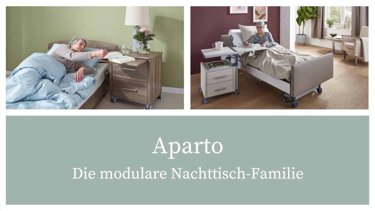 Aparto | Nachttischserie für Pflegeheime | Stiegelmeyer