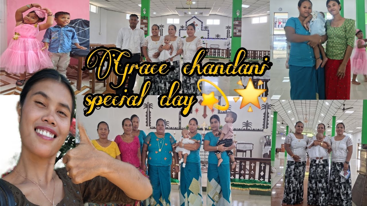 Baptism ceremony🕊|Grace chandini👼💫|saint mary magdelene church ⛪️|Malacca vill.