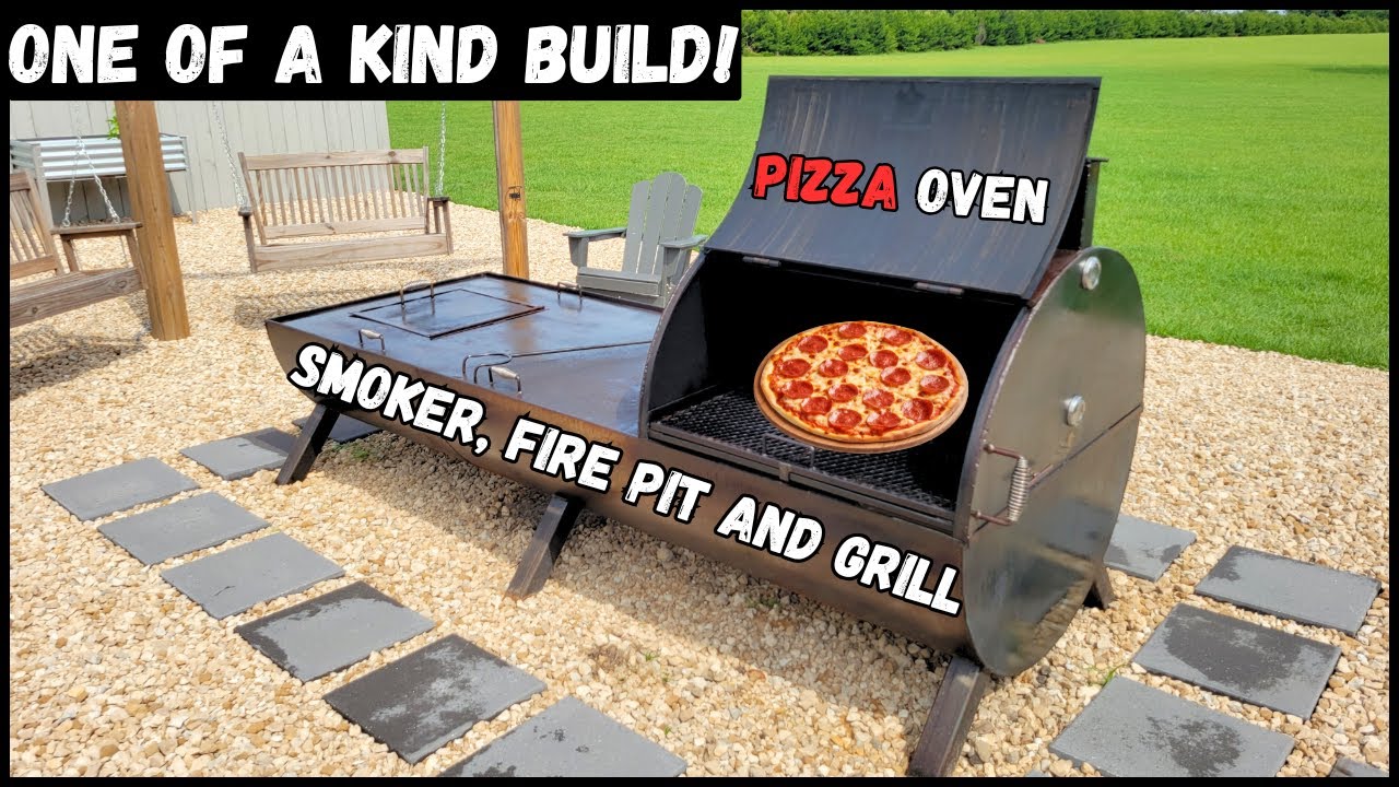 One Of A Kind! Pizza Oven, Fire Pit, Grill And Smoker!