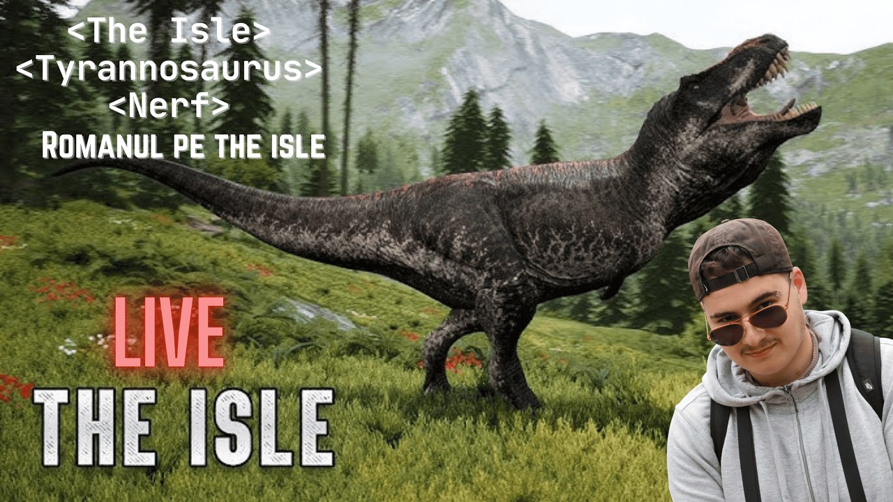 🔴 LIVE -The Isle-Sa fie dinozaurul meu favorit Rex-ul?!!!