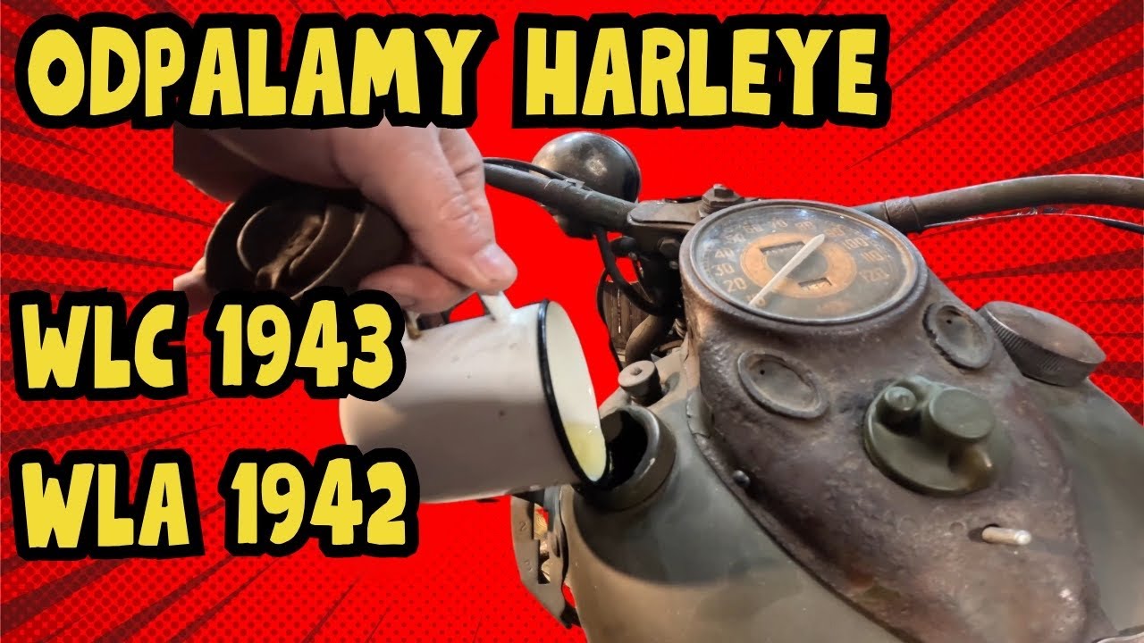 Jak Odpalić Harleya WLA? Zbiorowe Odpalanie Motocykli ze Stodoły