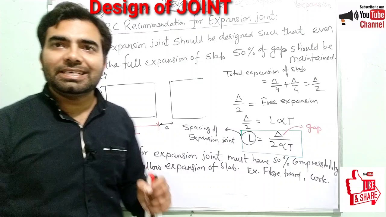 Design of JOINT / Expansion joint