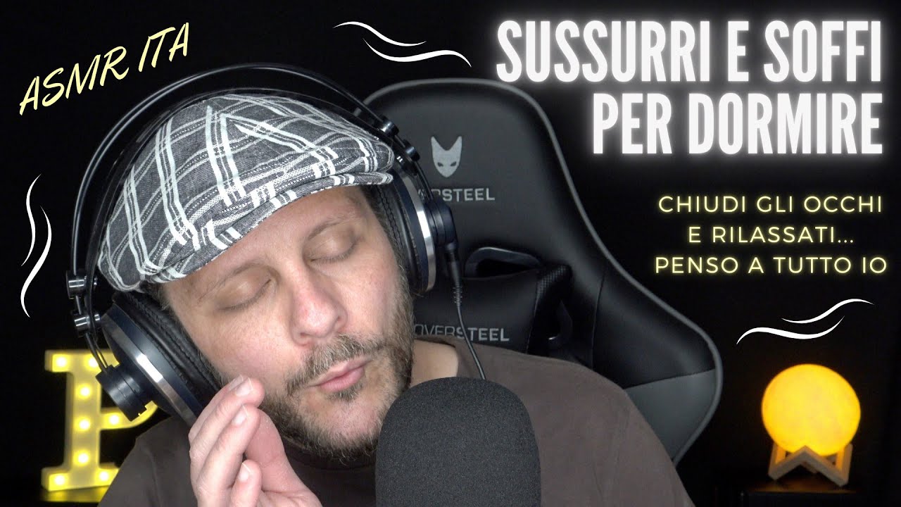 ASMR ITA | RILASSATI e prendi Sonno con Sussurri e Soffi | Mic Blowing & Intense Whispering 🌬️😌💤