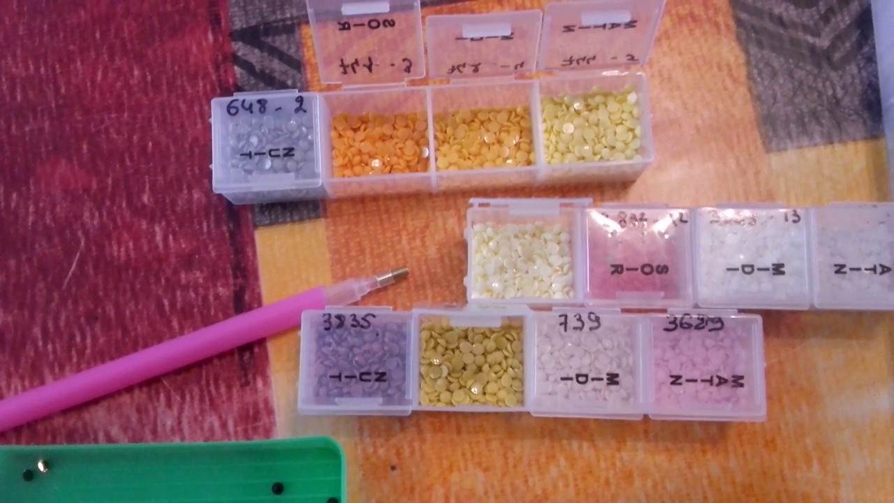 Pr&eacute;sentation broderie diamant