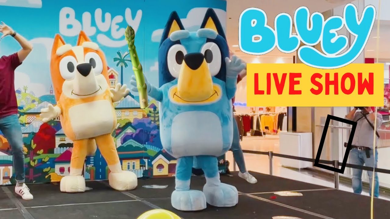 ✨ Bluey LIVE Show 🤩 | Play Magic Asparagus & Keepy Uppy | Pretend Play with Bluey Toys | Disney Jr