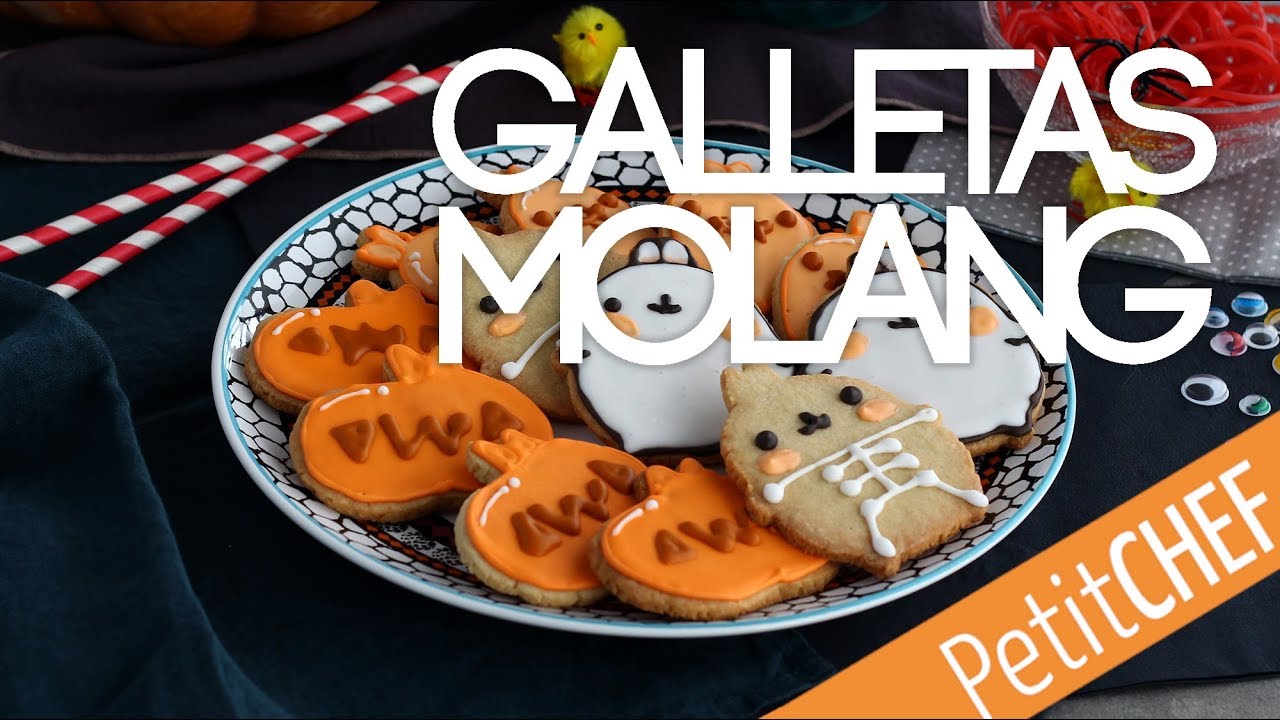 Galletas Halloween Molang | Petitchef