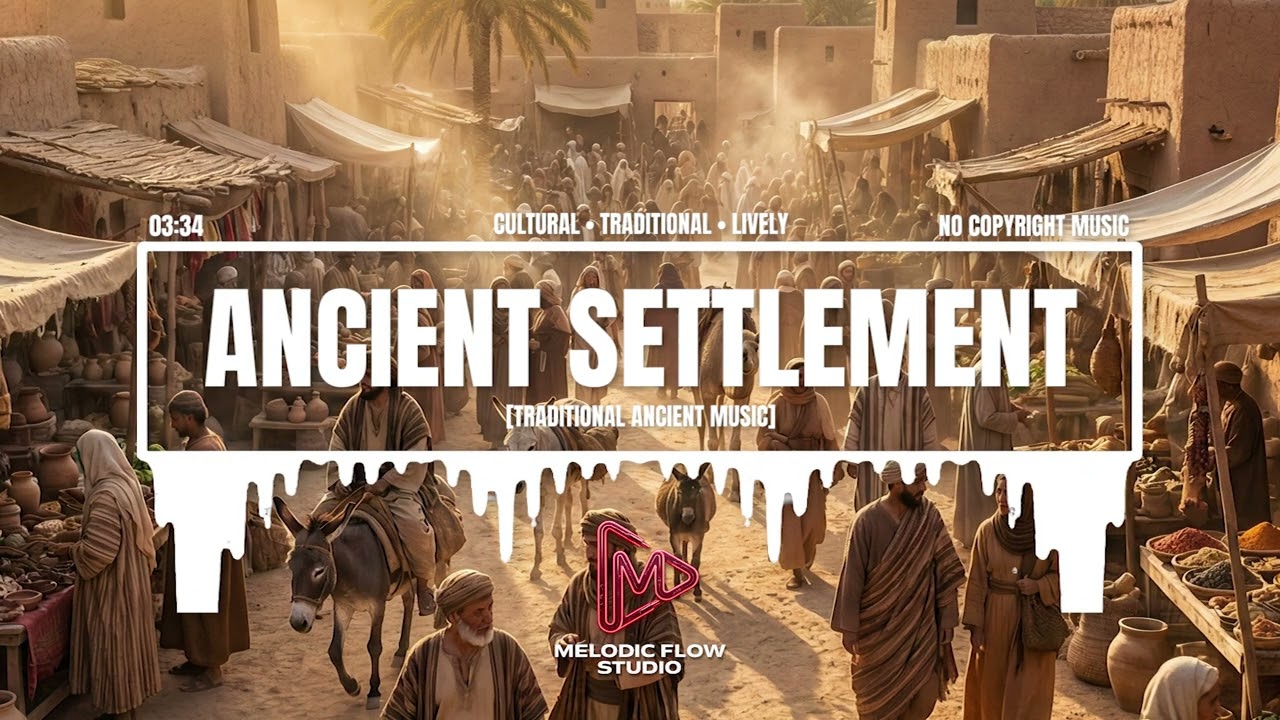 ANCIENT SETTLEMENT (No Copyright Music) Traditional World Folk for History