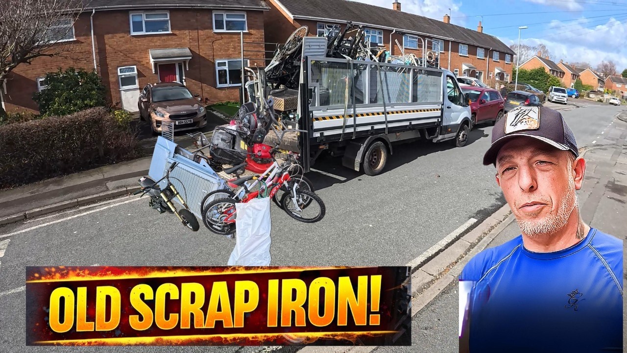 Collecting And Recycling Scrap metal For CASH A Day in The Life of A Scrap Man subscribe