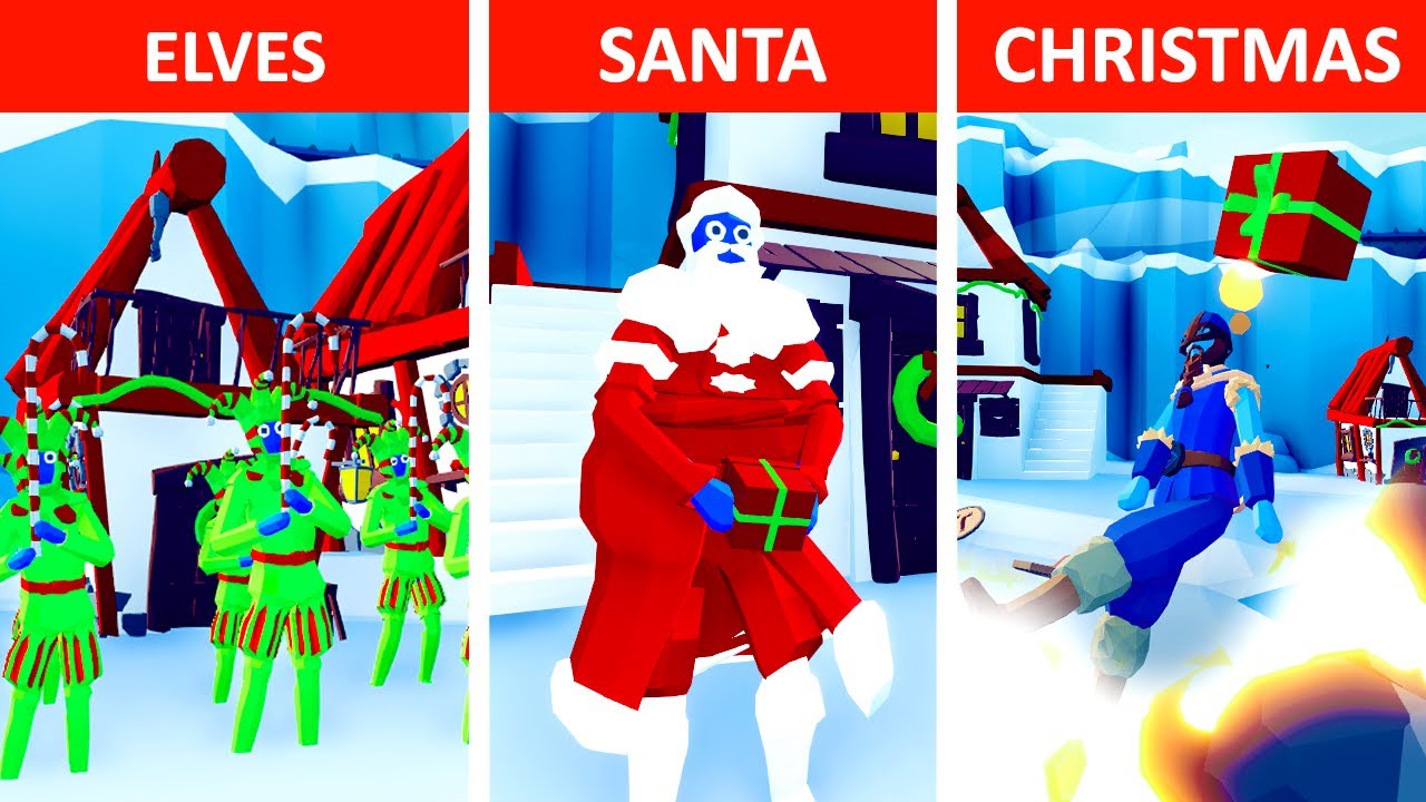 Santa Claus Creates an Explosive Christmas - TABS Story - Totally Accurate Battle Simulator Mods