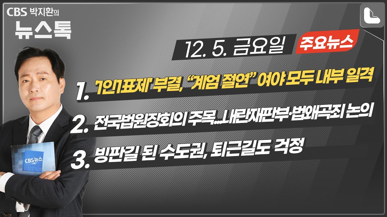 12/05(금) [뉴스톡] '1인1표제' 부결, 