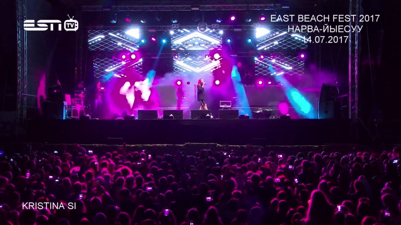 ESN TV 14.07.2017 KRISTINA SI EAST BEACH FEST 2017 NARVA JOESUU