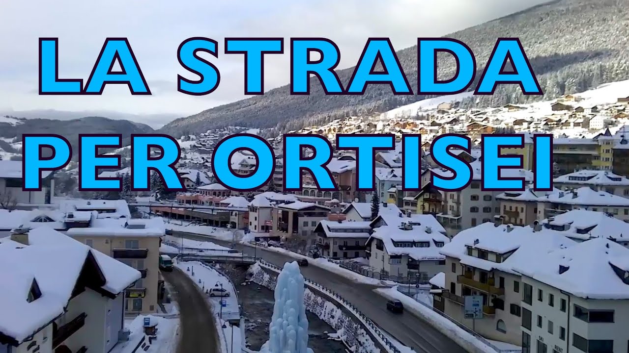 La strada per Ortisei, Die Straße nach Ortisei, Дорога в Ортизей.