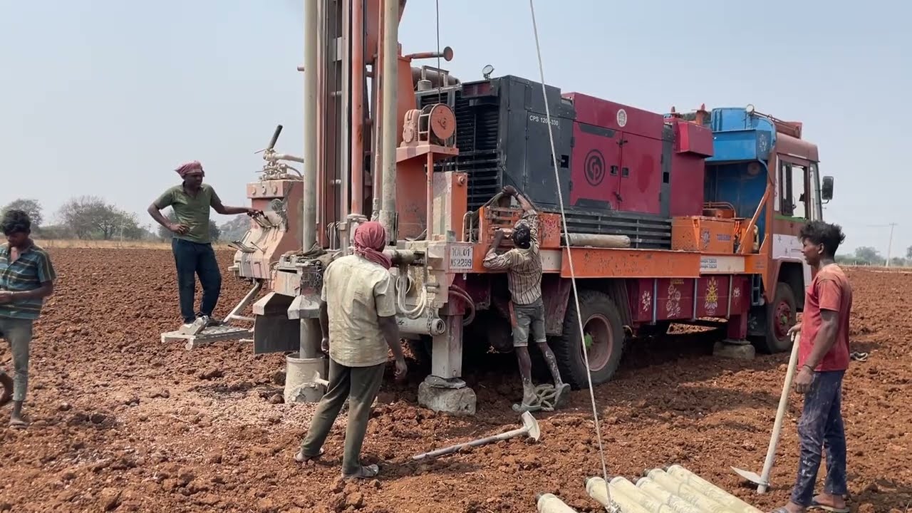 150✅ Feet Borewell Drilling😱| Still No Water 💦 Found #borewell #drilling #viral #farming #nowater 