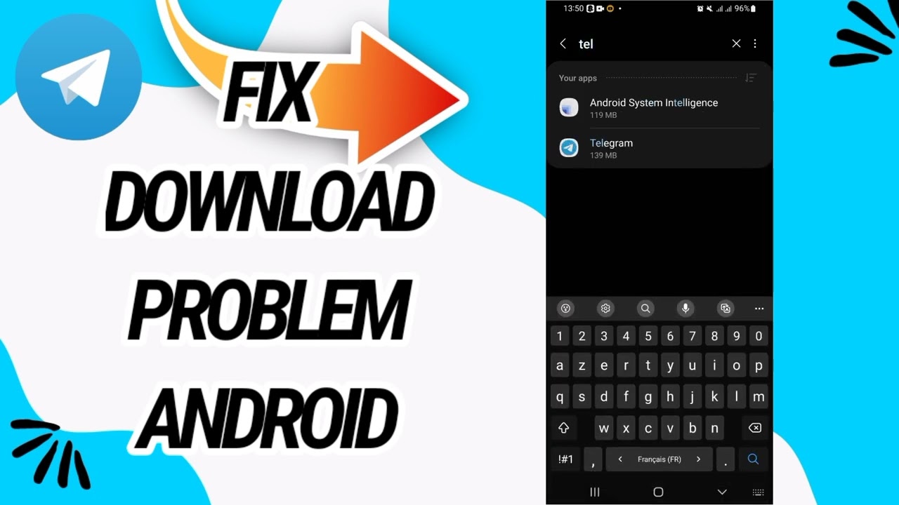 How To Fix And Solve Download Problem Android On Telegram App